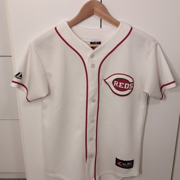 Cincinnati Reds Chapman Jersey White Youth L - Picture 2 of 9